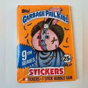 Unopened 1987 garbage pail kids cards
